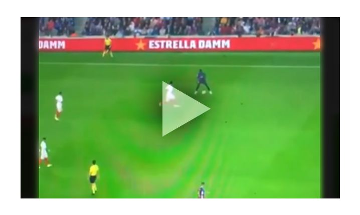 Tak Ousmane Dembele stracił piłkę z Sevillą... [VIDEO]